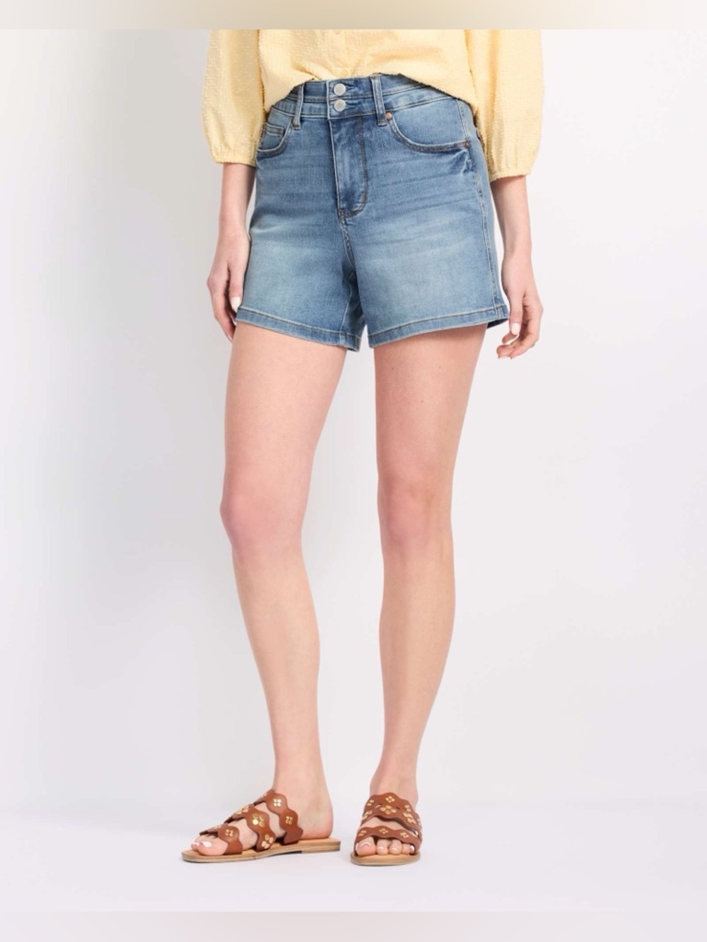 Judy Blue Light Blue High Waist Denim Jean Shorts
